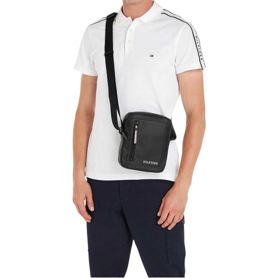 Tommy Hilfiger Effen Crossbody Tas (Zwart) - Image 4