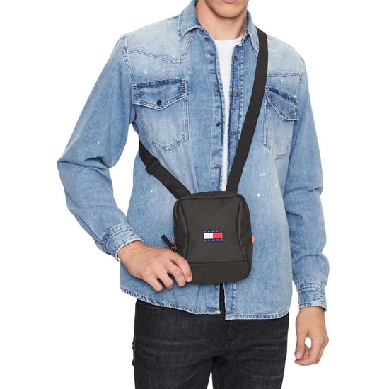 Tommy Hilfiger Logo Crossbody Tas (Zwart) - Image 4