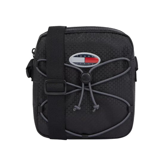 Tommy Hilfiger Heren Logo-kruistas (Zwart) - Image 1