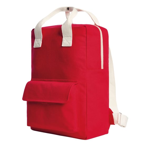 Halfar Like Plain Backpack (Red) - Image 3