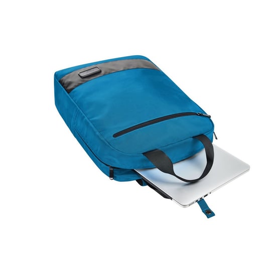 Halfar Stage Laptop rugzak (Cyaan) - Image 3