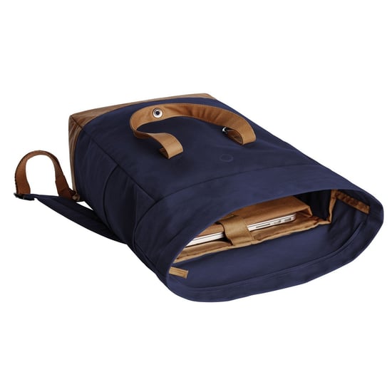 Halfar Life Laptop rugzak (Marine / Bruin) - Image 4