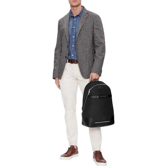 Tommy Hilfiger Rugzak met herenlogo (Zwart) - Image 4