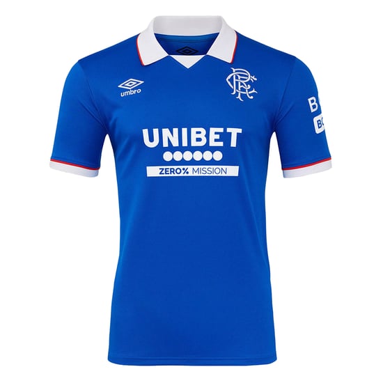 Umbro Mens 25/26 Rangers FC Short-Sleeved Home Shirt (Lapis Blue) - Image 1