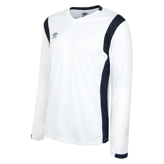 Umbro Heren Spartan trui met lange mouwen (Witte/duistere marine) - Image 1