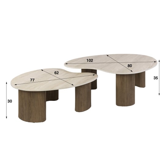 Hoyz salontafel ceramo aperto - 80x102x35 cm - Image 3