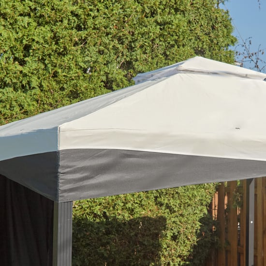 Sojag Malta 1014 aluminium paviljoen 3x4 mtr met afneembaar stoffen dak - Image 3