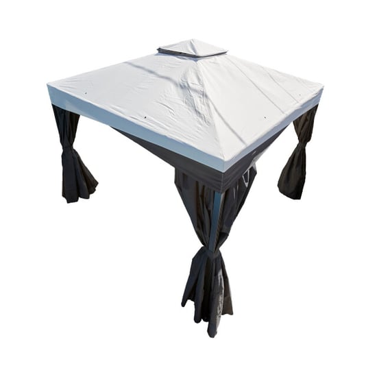 Sojag Malta 1010 aluminium paviljoen 3x3 mtr met afneembaar stoffen dak - Image 6
