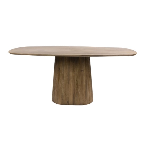 Hoyz eettafel wave centro deens ovaal 180cm massief mango zand - Image 6
