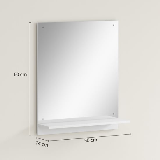 4goodz Spiegel met planchet muurspiegel 50x60 cm - Image 2