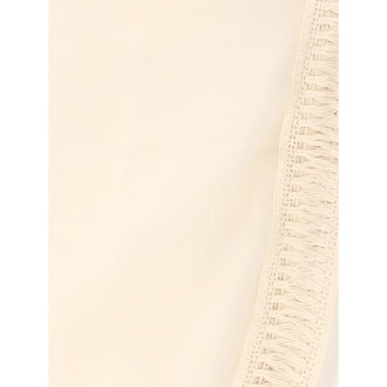 Sarlini Dames tuniek strandjurk polyester chiffon effen off-white - Image 2