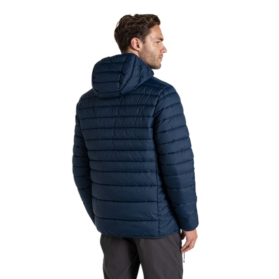 Craghoppers Mens Compresslite IX Hooded Padded Jacket (Blue Navy) - Image 2