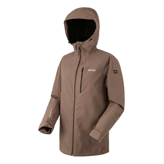 Regatta Womens/Ladies Birchdale II Waterproof Jacket (Mocha) - Image 3