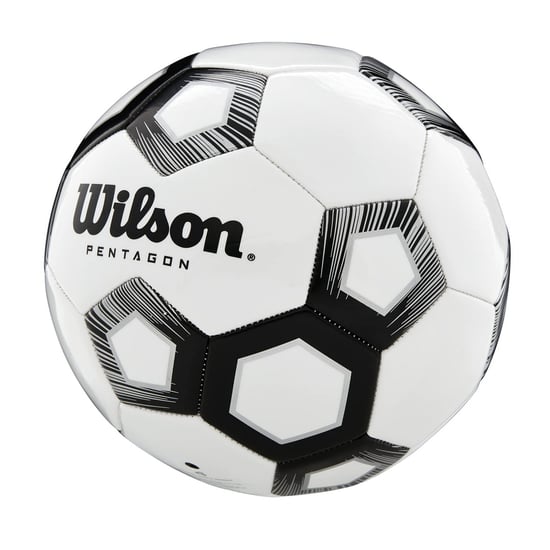 Wilson WTE8527XB Pentagon Voetbal (Wit/zwart) - Image 2