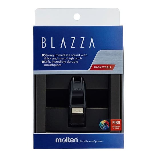 Molten Blazza basketbalfluitje en koord (Zwart) - Image 5