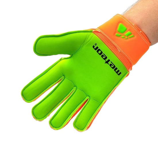 Meteor Unisex volwassen keepershandschoenen (Groen/oranje) - Image 2