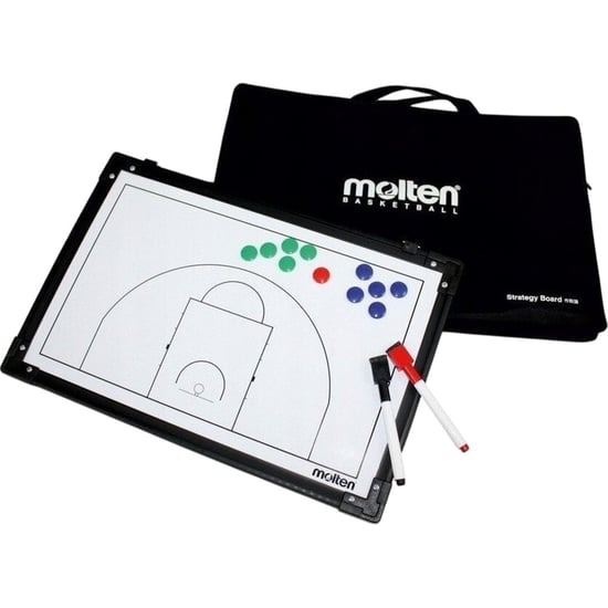 Molten MSBB Basketbal Tactiek Bord (Zwart/Wit) - Image 2