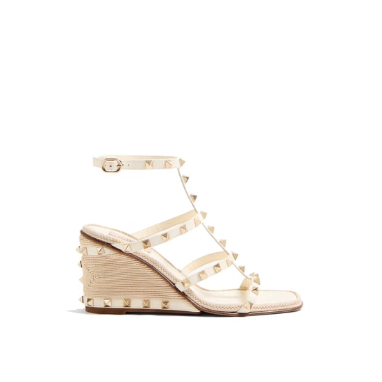 Valentino Garavani Rockstud Wedge Sandals - Image 1