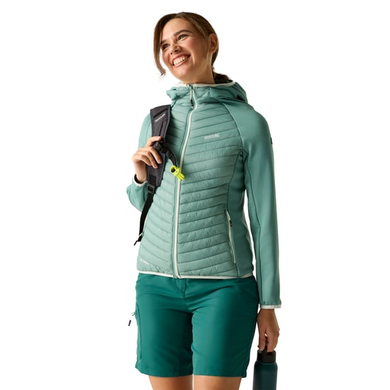 Regatta Womens/Ladies Anderson Hybrid Jacket (Ivy Moss) - Image 4