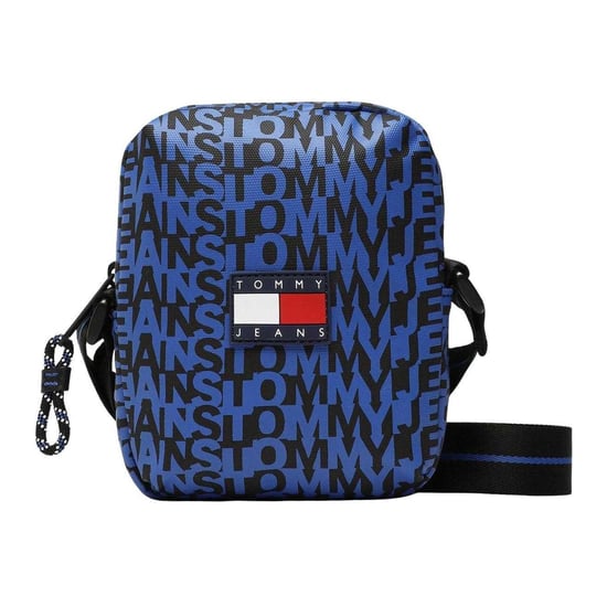 Tommy Hilfiger Kruisbodytas met monogramprint (Blauw) - Image 1