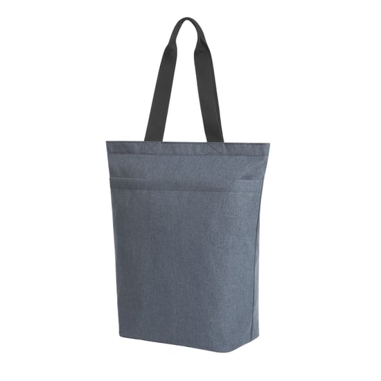 Halfar Effen cirkel boodschappentas (Blauw/Grijs) - Image 2