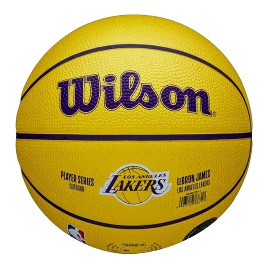 Wilson LeBron James NBA Basketbal (Geel) - Image 3