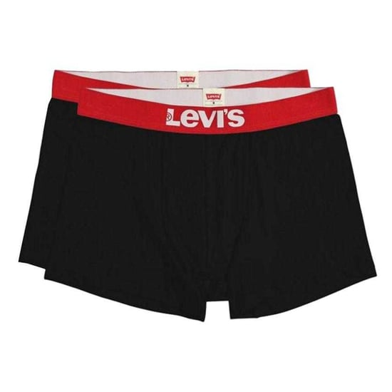 Levis Mens Logo Boxer Shorts (Pack of 2) (Black) - Image 1