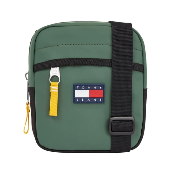 Tommy Jeans Heren Crossbody Tas met rits (Groen/zwart) - Image 1