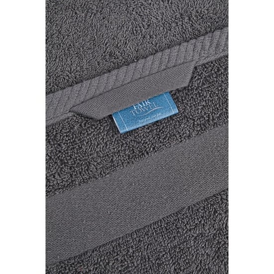 Fair Towel Gezellige biologische badhanddoek (Donkergrijs) - Image 2