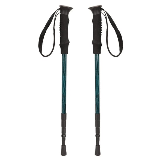 Mountain Warehouse Compact Wandelstok (Verpakking van 2) (Blauwgroen) - Image 1