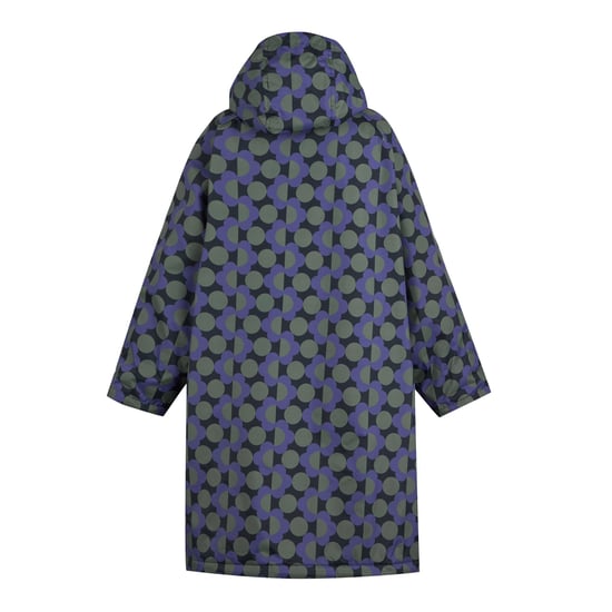 Regatta Childrens/Kids Orla Kiely Spotted Changing Robe (Blue/Dark Olive) - Image 2