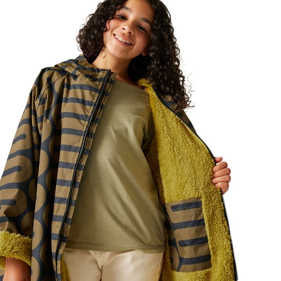 Regatta Childrens/Kids Orla Kiely Spotted Changing Robe (Olive) - Image 4