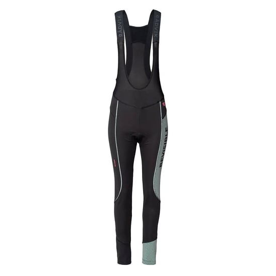 Radvik Dames/Dames Bib Tights (Zwart/Zilver) - Image 1