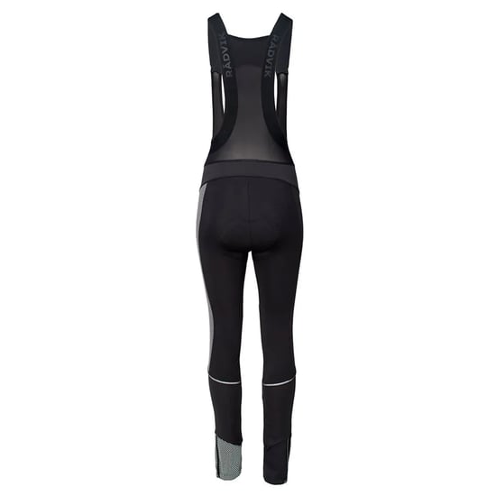 Radvik Dames/Dames Bib Tights (Zwart/Zilver) - Image 2
