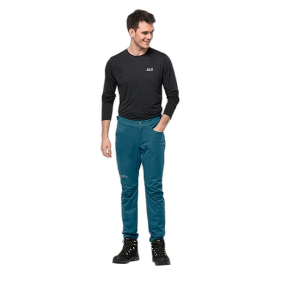Jack Wolfskin Heren Morobbia Broek (Marineblauw) - Image 3