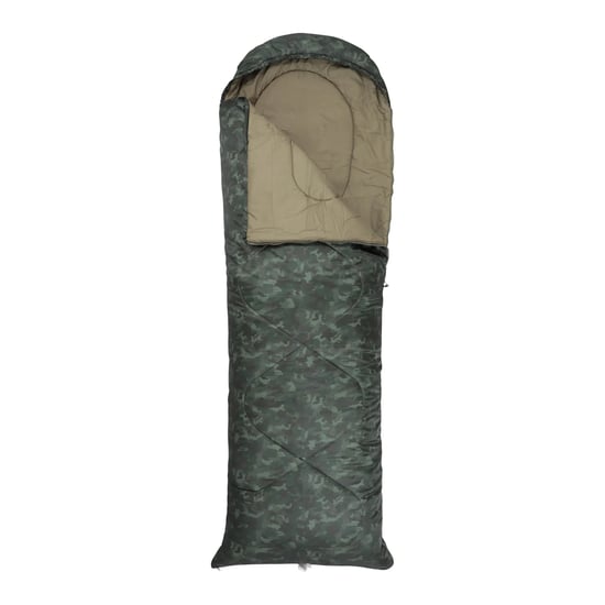 Mountain Warehouse Apex Camo Square Slaapzak voor tussenseizoen (Donkere Khaki) - Image 2