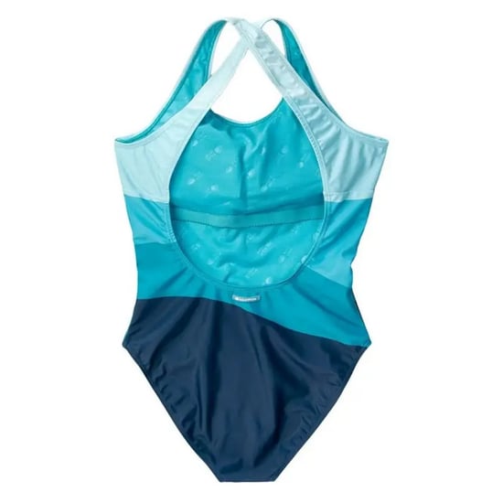 Aquawave Dames/Dames Salava Eendelig Zwempak met Golfpatroon (Blauw) - Image 2
