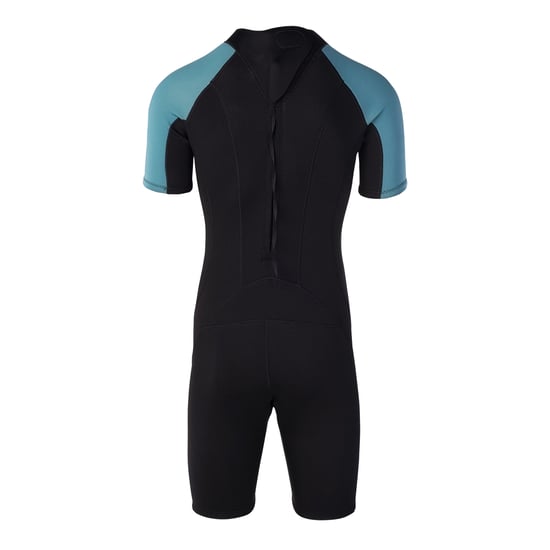 Aquawave Heren Surfi Neopreen Wetsuit (Zwart/Teal) - Image 2