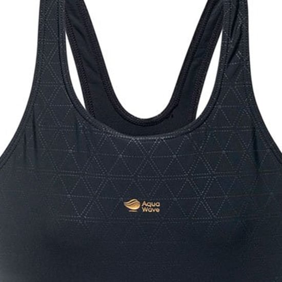 Aquawave Dames/Dames Zeewier Eendelig Zwempak (Zwart) - Image 3