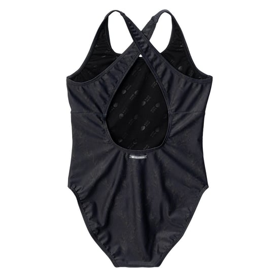 Aquawave Meisjes Salava Leaf Print One Piece Zwempak (Zwart) - Image 2