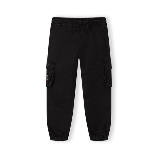 Minoti Jongens Bedrukte Cargo Broek met Ritszak (Zwart) - Image 3