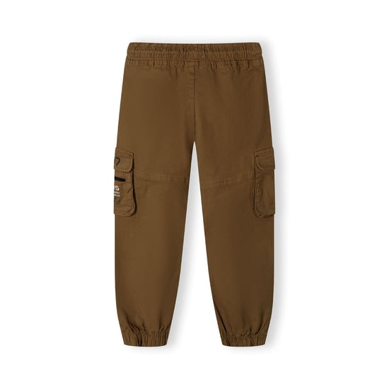 Minoti Jongens Bedrukte Cargo Broek met Ritszak (Beige) - Image 4