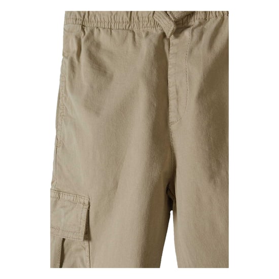 Minoti Jongens Woven Patch Elastische Taille Cargo Broek (Beige) - Image 3