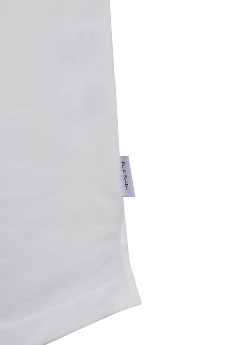 PAUL SMITH REG FIT ZIP POLO SHIRT OFF WHITE - Image 3