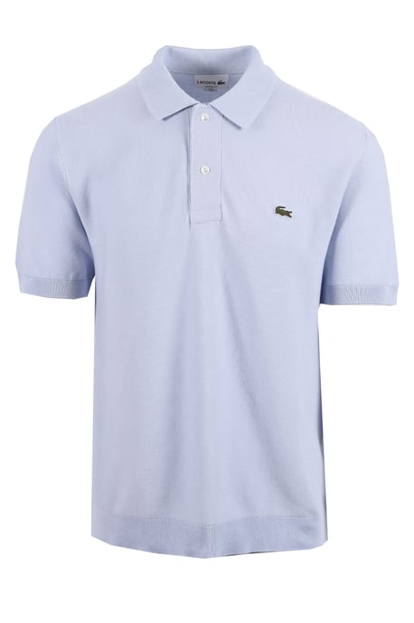 LACOSTE KNITTED POLO SHIRT PHOENIX BLUE - Image 1
