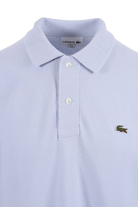 LACOSTE KNITTED POLO SHIRT PHOENIX BLUE - Image 2