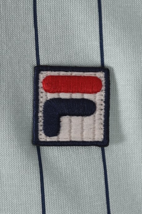 FILA BB1 VINTAGE STRIPED POLO SURF SPRAY/NAVY/WHITE - Image 3