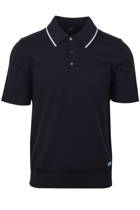 PAUL SMITH SWEATER SS POLO NAVY - Image 1