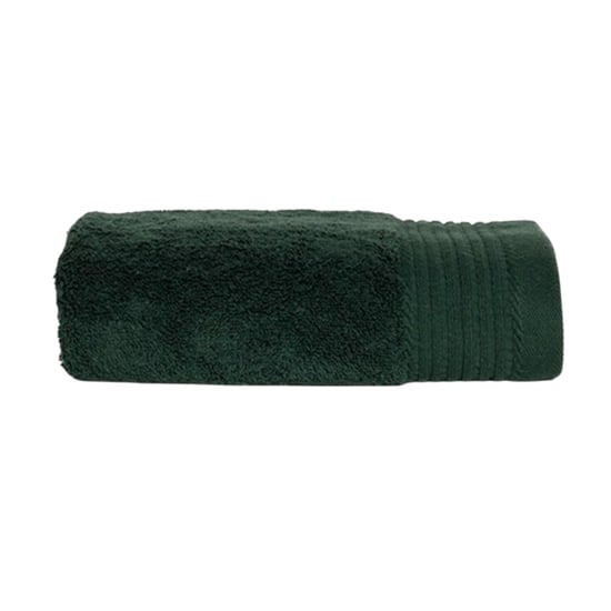 The One Towelling Handdoek Deluxe 50 (Donkergroen) - Image 1