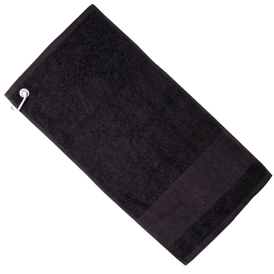 Towel City Bedrukbare Handdoek (Zwart) - Image 2